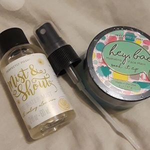 Mist and Shout and Hey Bae Face Mask